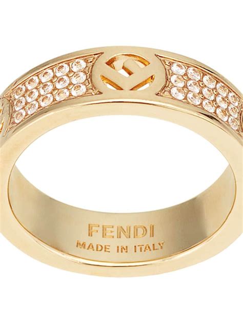 fendi crystal monogram ring|Fendi online shopping.